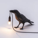 Lucky Bird Crow Resin Wall Lamp – LED Decorative Wall Light for Bedroom and Living Room Home Decoration