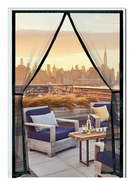 Adjustable Magnetic Screen Door – Custom Fit Anti-Mosquito Mesh Curtain for Indoor Living Spaces