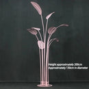 Stylish Wrought Iron Decoration of Banana Tree Leaf for Wedding Arch Stand Ceremony Aisle & Hotel Event Setup