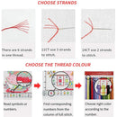 Needlework Embroidery Set Bishop Queen Printed Canvas Cross Stitch DIY Home Decoration