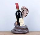 Wine Holder With Cobra Statue Of Resin Decorative Bar Drinkware For Party