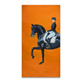 Wall Art of Classic Modern Horse Racing Canvas Poster in Scandinavian Style for Bedroom and Living Room