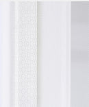 White Magnetic Screen Door – Mosquito Proof Diamond Mesh Curtain with Self-Adhesive Design