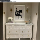 Wall Art of Classic Modern Horse Racing Canvas Poster in Scandinavian Style for Bedroom and Living Room