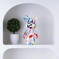 Cute Resin Bear Figurine – Art Sculpture Ornament for Home, Office & Living Room Decor