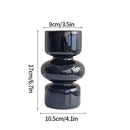 Nordic Glass Vase Flower Bottle Arrangement Container Hydroponics Plant Bottle Desktop Ornament Home Decor Accessory