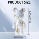 Cute Resin Bear Figurine – Art Sculpture Ornament for Home, Office & Living Room Decor