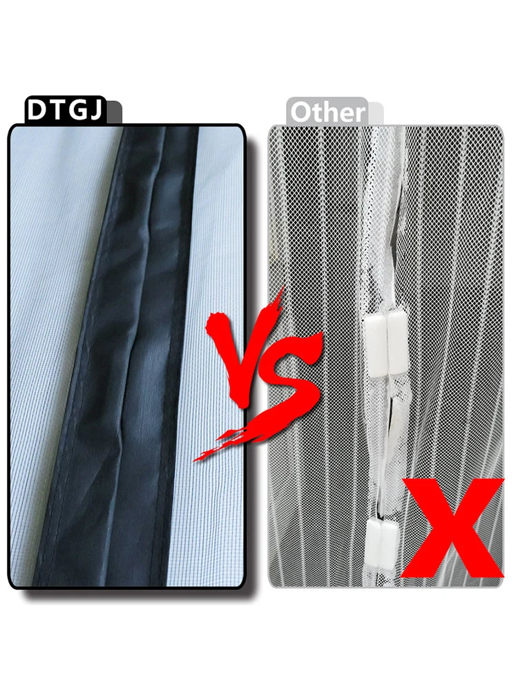 Magnetic Mosquito Net Door – Custom Fit Fly Insect Screen Curtain for Patio, Kitchen & Living Room