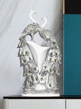 Nordic Peacock Statue For Room Décor Porch Modern Decoration Wedding Luxury Gifts
