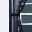 Insect-Proof Magnetic Screen Door – Black Mesh Curtain for Mosquito & Fly Protection Indoors