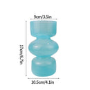 Nordic Glass Vase Flower Bottle Arrangement Container Hydroponics Plant Bottle Desktop Ornament Home Decor Accessory