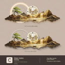 Luxury LED Wall Clock – Minimalist Aesthetic Wall Watch for Living Room, Silent Nordic Horloge Murale Home Decor