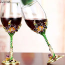Crystal Glass Goblet Wine Decanter Wine Rack European Style Home Decoration Wine Glasses Suit