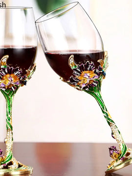Crystal Glass Goblet Wine Decanter Wine Rack European Style Home Decoration Wine Glasses Suit