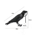 Lucky Bird Crow Resin Wall Lamp – LED Decorative Wall Light for Bedroom and Living Room Home Decoration