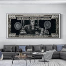 Classic Scarface Movie Canvas – Tony Montana Dollar HD Print for Bedroom & Office Wall Decoration