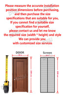 Custom Size Magnetic Door Screen – Automatic Closing Mosquito Net Curtain for Home & Kitchen