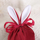10Pcs/lot Easter Bunny Rabbit Bags Ears Velvet Bag Gift Box Sugar Box Wedding Candy Box Creative Cute Easter Decor Mixed Colour