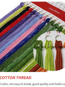 Needlework Embroidery Set Bishop Queen Printed Canvas Cross Stitch DIY Home Decoration