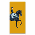 Wall Art of Classic Modern Horse Racing Canvas Poster in Scandinavian Style for Bedroom and Living Room