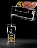 24K Gold Foil Crystal Liquor Spirits Shot Glass Bar High Grade Golden Sake Vodka Small Shots Wine Glasses Cup Vasos De Cristal