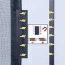 Custom Size Magnetic Window Screen – DTGJ Black Invisible Fiberglass Mesh Anti-Insect Fly Curtain