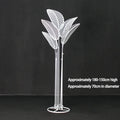 Stylish Wrought Iron Decoration of Banana Tree Leaf for Wedding Arch Stand Ceremony Aisle & Hotel Event Setup