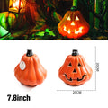 Halloween Jack-O-Lantern Pumpkin Led Light Lamp Creative Lantern Decoration Flashing Ghost Festival Park Indoor Garden Decorat