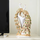 Nordic Peacock Statue For Room Décor Porch Modern Decoration Wedding Luxury Gifts
