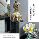 Decorati Abstract Goddess Statue – Half Body Electroplated Figurine for Home & Tabletop Decor