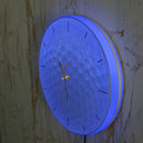 Golf Ball 3D Wall Clock – Silent Non-Ticking Frameless Decorative Watch for Golf Club, Sports Golfers Gift
