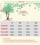 3D Tree Acrylic Mirror Wall Sticker Decals DIY Art TV Background Wall Poster Home Decoration Bedroom Living Room Wallstickers