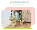 45cm Easter Egg Decoration Tree Branch Easter Deco Colorful Painting Flower Fake Plant Wedding Home Office Party 