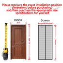 Custom Size Magnetic Door Screen – Automatic Closing Mosquito Net Curtain for Home & Kitchen