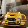 Mustang Horse Stainless Steel Coffee Mug – Durable Resin-Coated Cup for Office, Home & Gift Use