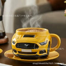 Mustang Horse Stainless Steel Coffee Mug – Durable Resin-Coated Cup for Office, Home & Gift Use