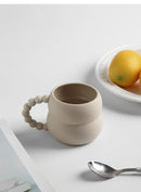 Cute Creative Ceramic Coffee Mug in Handmade Nordic Design 250ml for Breakfast Milk Cup Home Decor Art and as Gifts