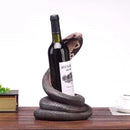 Wine Holder With Cobra Statue Of Resin Decorative Bar Drinkware For Party