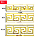 DIY 3D Mirror Wall Stickers Self Adhesive of 20pcs for Living Room or Edges for Home Decor