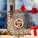 Wooden Kinetic Windmill Sculpture – Handmade Retro Motion Art Figurine for Table or Wall Decor