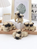 Pair of Pug Dog Statues – Resin Animal Ornaments for Home, Office & Children’s Birthday Gifts