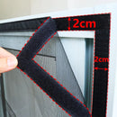 Insect-Proof Magnetic Screen Door – Black Mesh Curtain for Mosquito & Fly Protection Indoors