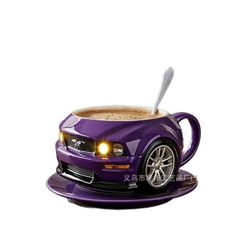 Mustang Horse Stainless Steel Coffee Mug – Durable Resin-Coated Cup for Office, Home & Gift Use