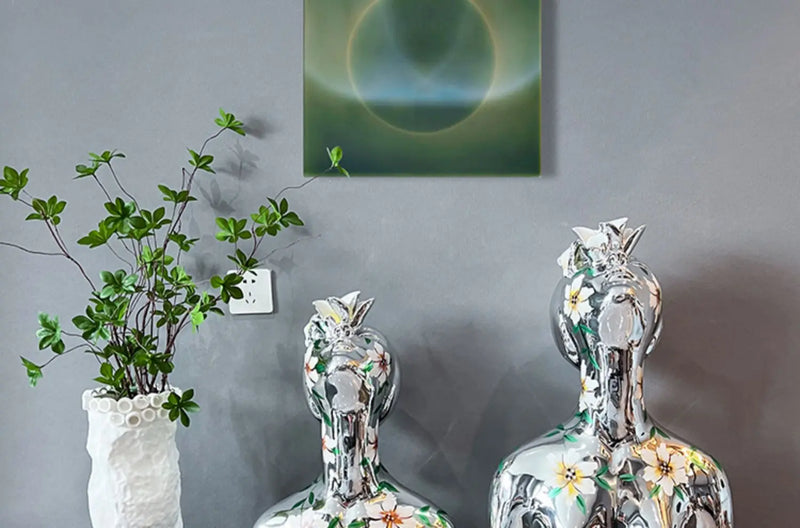 Decorati Abstract Goddess Statue – Half Body Electroplated Figurine for Home & Tabletop Decor