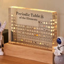 Acrylic Periodic Table of Elements – Real Sample Collection Display for Students, Teachers & Science Lovers