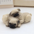 Pair of Pug Dog Statues – Resin Animal Ornaments for Home, Office & Children’s Birthday Gifts