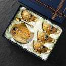 Ceramic European Coffee Cup Set – Bone China Tea Set, Luxury Afternoon Teacup Gift Box