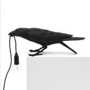 Lucky Bird Crow Resin Wall Lamp – LED Decorative Wall Light for Bedroom and Living Room Home Decoration