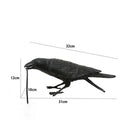 Lucky Bird Crow Resin Wall Lamp – LED Decorative Wall Light for Bedroom and Living Room Home Decoration