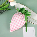 10Pcs/lot Easter Bunny Rabbit Bags Ears Velvet Bag Gift Box Sugar Box Wedding Candy Box Creative Cute Easter Decor Mixed Colour